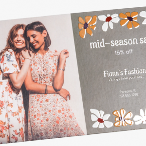 Embossed Gloss Postcards - Image 1
