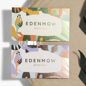 Foil Accent Business Cards - Image 1