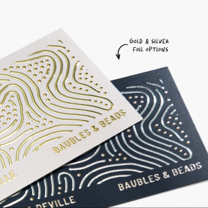 Raised Foil Business Cards - Image 2