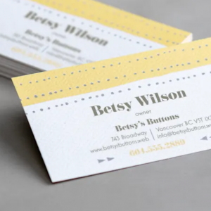 Natural Textured Business Cards - Image 3