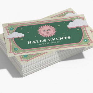 Cotton Business Cards - Image 1
