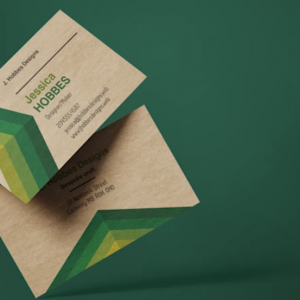 Kraft Business Cards - Image 1
