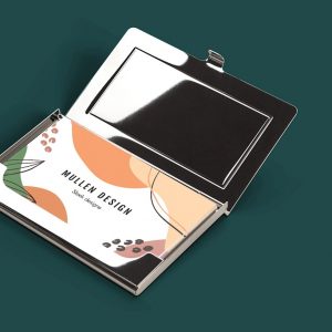 Metal Business Card Holder - Image 1
