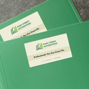 Business Card Stickers - Image 1