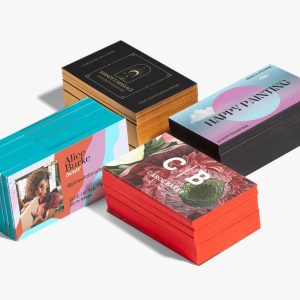Painted Edge Business Cards - Image 1